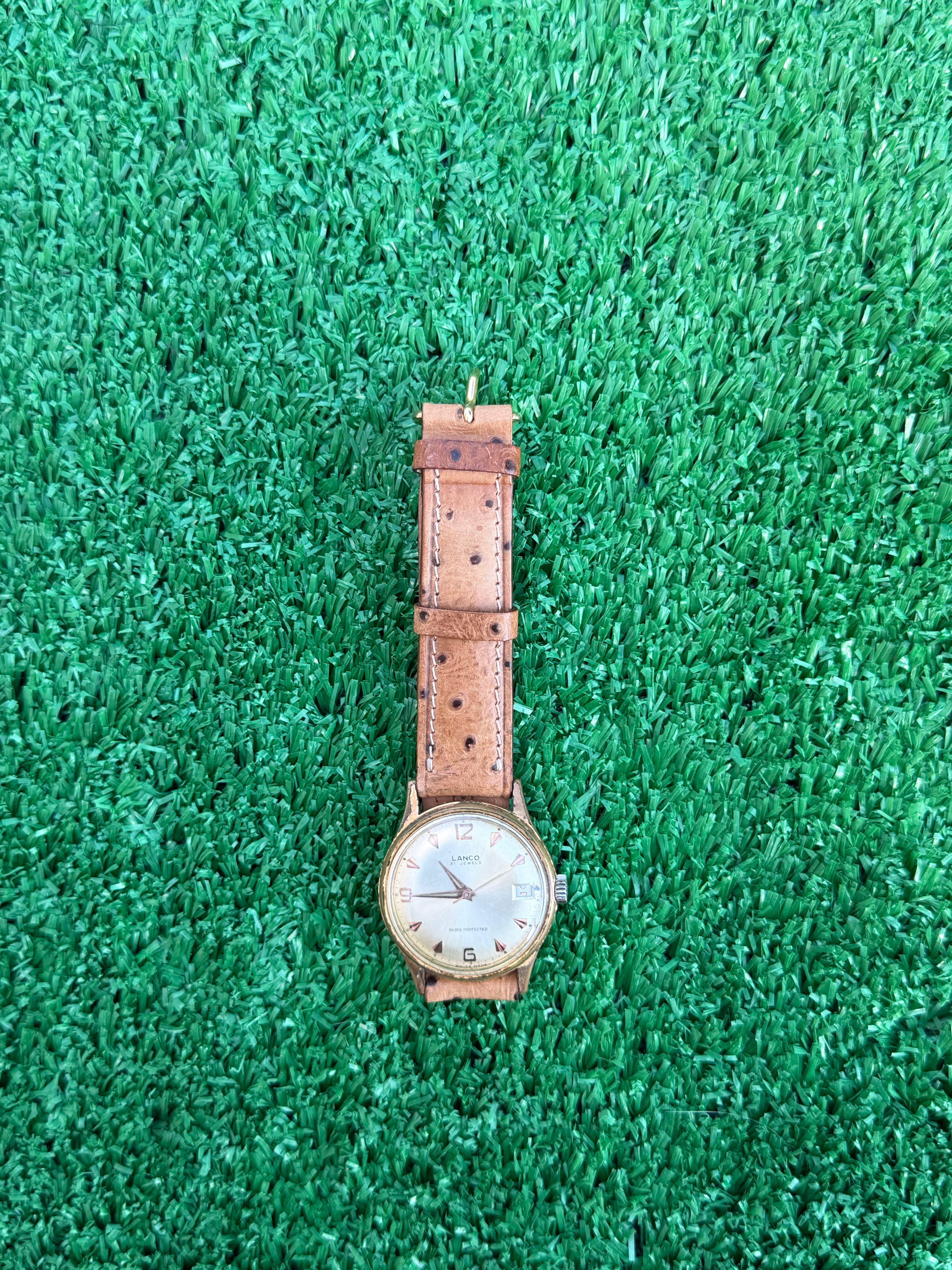 Orologio Vintage Lanco 21 Jewels "Shock Protected" - Movimento meccanico svizzero
