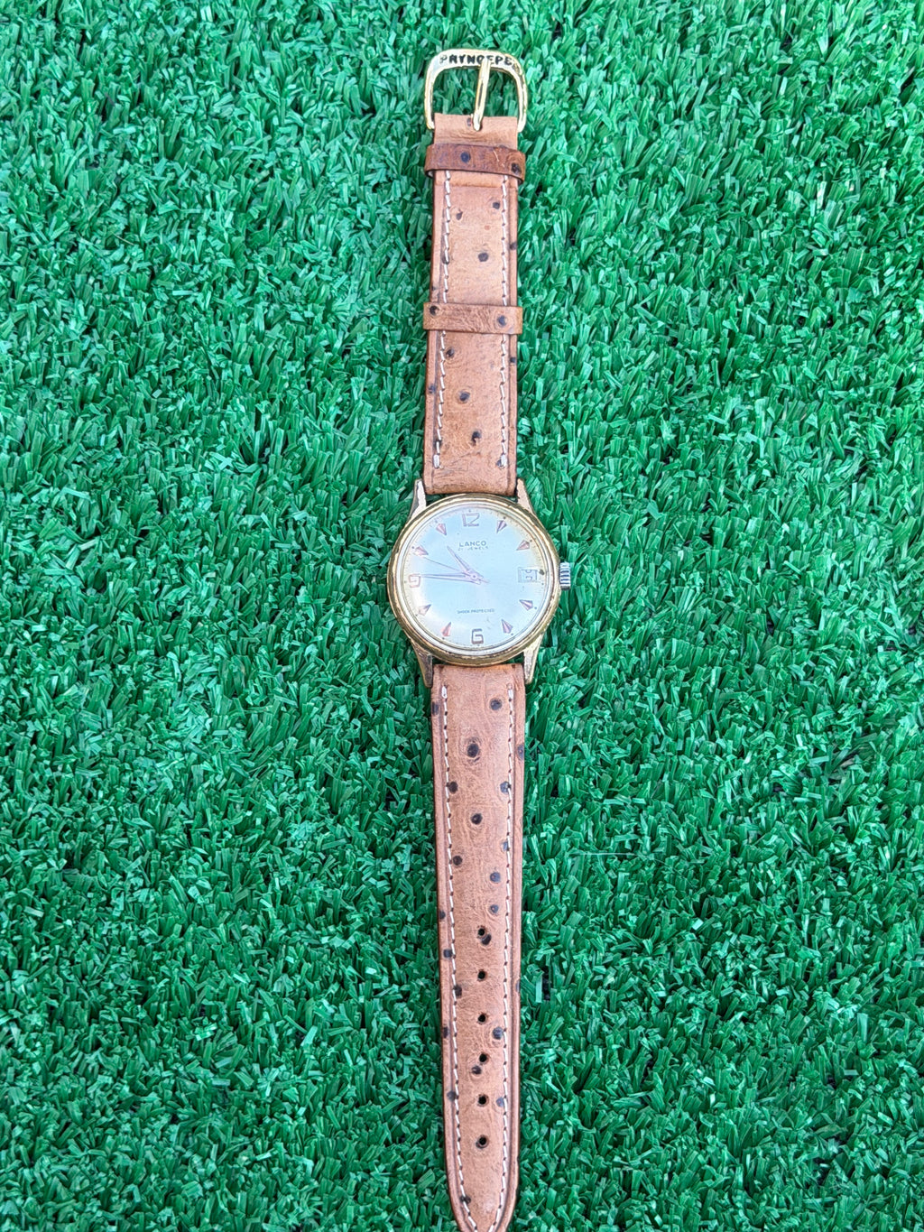 Orologio Vintage Lanco 21 Jewels "Shock Protected" - Movimento meccanico svizzero
