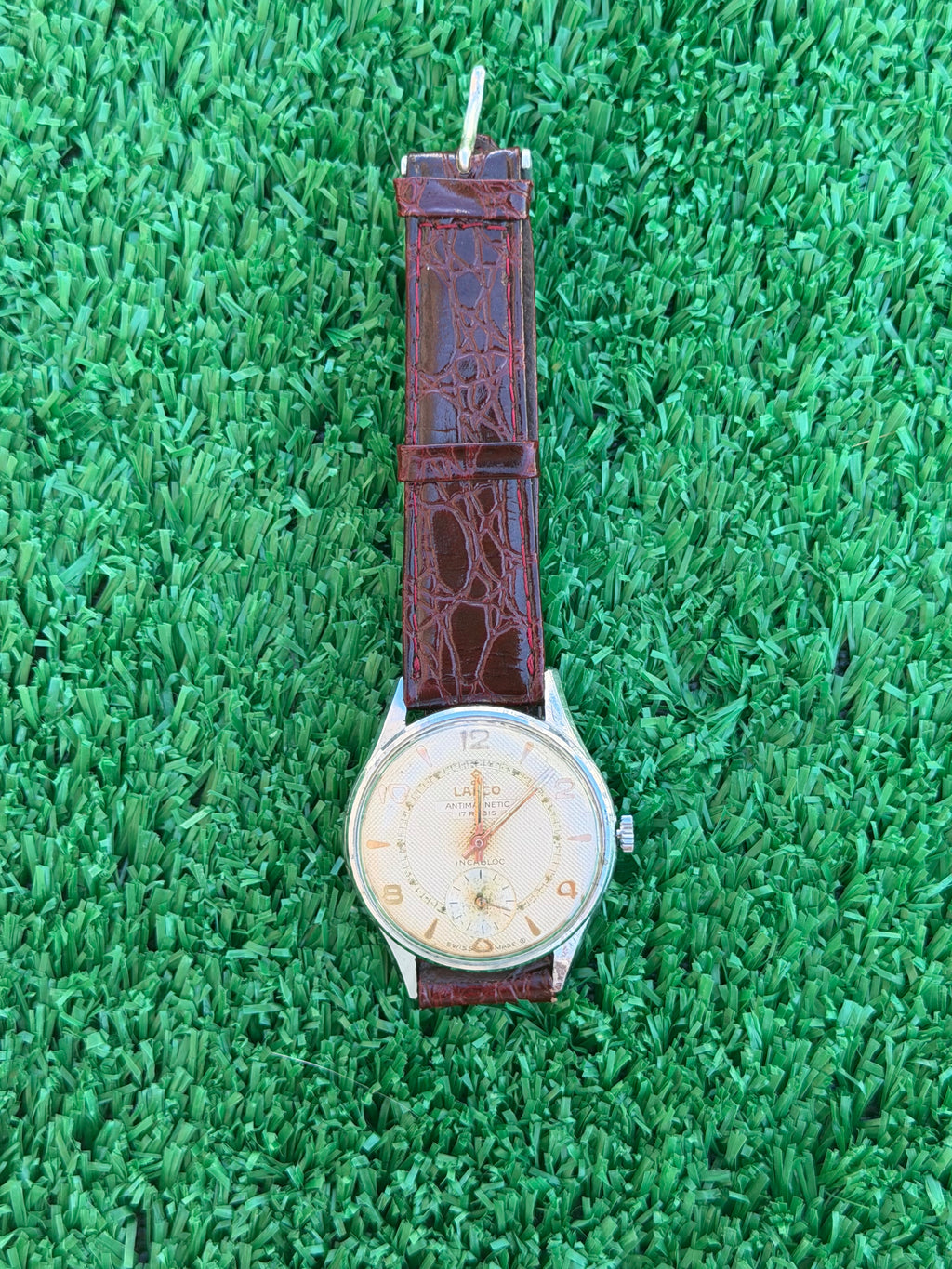 Orologio Vintage Lanco Antimagnetic Swiss Made 17 Rubini
